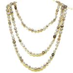 El Coral Collar Perlas Rosado Claro Multicolor 10mm, 160 cm Longitud
