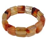 elastic bracelet  carnelian