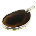 black agate pendant