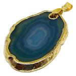 green agate pendant