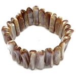 pulsera elástica nácar