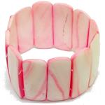 pulsera elástica nácar