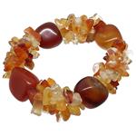 elastic bracelet  carnelian