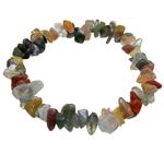 El Coral Bracciale Quarzo Multicolor Chips da 7mm. Infilato con Elastico Lunghezza 18cm.