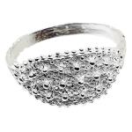 Coralli di Sardegna Ring Silver Filigree Oval 10x17mm, Back Width 3mm