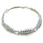 El Coral Bracelet Silver Filigree with Points and Leaves Shapes