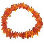 Coralli di Sardegna Pulsera Chips Ambar 8/10 mm Elástica