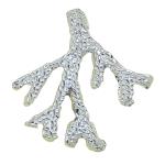 El Coral Ciondolo in Filigrana di Argento a Forma di Corallo  Lunghezza 23mm. Peso 1.8gr.