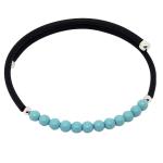 Coralli di Sardegna Turquoise small beads bracelet mm4 Rubber spring blanket