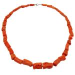 Coralli di Sardegna Necklace Sardinian Red Coral Cylinders 11-5mm, 27gr Weight