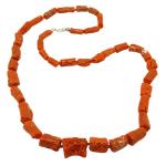 Coralli di Sardegna Necklace Sardinian Red Coral Cylinders 12-5mm, 36gr Weight