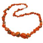 Coralli di Sardegna Necklace Sardinian Coral Escalated Baroque Balls 13-5mm, 59,5gr Weight