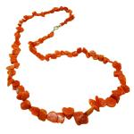 Coralli di Sardegna Collar Coral Cerdeña Forma Pétalo 11-6mm, 31.5gr Peso