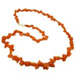 Coralli di Sardegna Collana Corallo Sardegna Taglio Petali Scalare 5/12mm. Chiusura Argentata Lunghezza 61cm. Peso 28,8gr. 