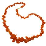 Coralli di Sardegna Collar Coral Cerdeña Forma Pétalo 13-7mm, 32.5gr Peso