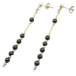 hematite earrings with silver