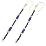 pendientes lapislázuli y plata