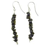 hematite earrings with silver