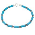 pulsera pasta de turquesa + zamak