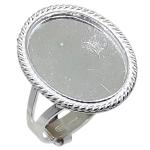 Coralli di Sardegna Sardinian Filigree Ring Base 1 Round Silver Setting 12x16mm Adjustable Size