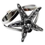 Coralli di Sardegna Starfish Ring Base Burnished silver