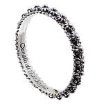 Coralli di Sardegna Thin Sardinian Filigree Ring Ring Burnished Silver Size 11