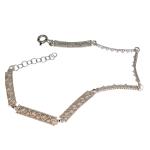 Coralli di Sardegna Pulsera de filigrana de plata con elementos rectangulares con roseta y criollas