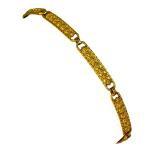 Coralli di Sardegna Filigree Bracelet Silver Elements Beveled Rectangle with Rosette