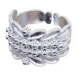 Coralli di Sardegna Anillo de filigrana sarda Anillo de hojas Bolas ajustables