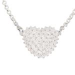 Coralli di Sardegna Girocollo Catena Argento Cuore Filigrana 15x12 mm Lunghezza 40 cm