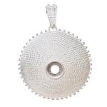 Coralli di Sardegna Base Colgante Filigrana Plata Borde Corbula Puntos mm 36 Carrete 8 mm