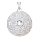 Coralli di Sardegna Base Colgante Filigrana Plata Corbula mm 26 carrete 6 mm