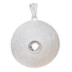 Coralli di Sardegna Base Colgante Filigrana Plata Corbula mm 35 carrete 8 mm