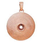 Coralli di Sardegna Base Pendant Filigree Pink Silver Corbula mm 26 spool 6 mm