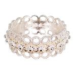 Coralli di Sardegna Sardinian Filigree Ring Silver Central Dots Openwork Circles Size 9