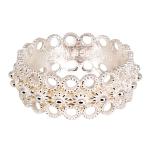 Coralli di Sardegna Sardinian Filigree Ring Silver Central Dots Openwork Circles Size 11