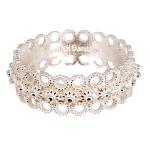 Coralli di Sardegna Sardinian Filigree Ring Silver Central Dots Openwork Circles Size 18