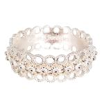Coralli di Sardegna Sardinian Filigree Ring Silver Central Dots Openwork Circles Size 19