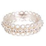 Coralli di Sardegna Sardinian Filigree Ring Silver Central Dots Openwork Circles Size 24