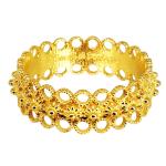 Coralli di Sardegna Sardinian Filigree Ring Silver Golden Central Dots Openwork Circles Size 21
