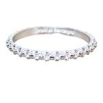 Coralli di Sardegna Anello Fedina sottile Filigrana Sarda Argento Misura 23