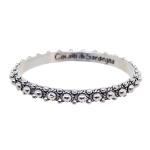 Coralli di Sardegna Anillo Fino Filigrana Cerdeña Anillo Plata bruñida Talla 18