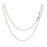 Coralli di Sardegna Chain Silver Popcorn Model, 40 cm Length