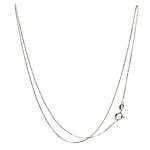 Coralli di Sardegna Chain Silver Box Model, 0.7mm Links, 45 cm Length