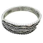 Coralli di Sardegna Open serpentine Sardinian filigree ring