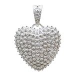 Coralli di Sardegna Colgante Corazón Filigrana Plata 25mm