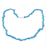 Coralli di Sardegna Collar Chips Turquesa 4/5mm Cierre Plata