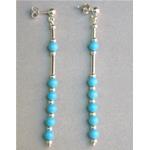 orecchini turchese in argento