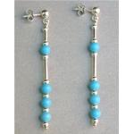 orecchini turchese in argento
