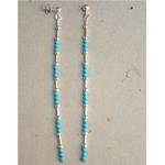 turquoise earrings with silver